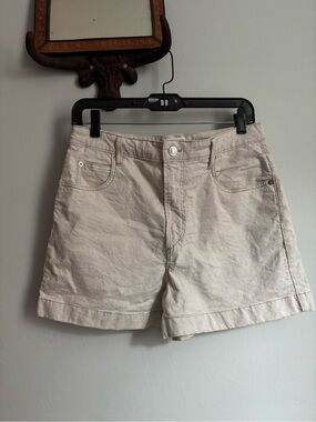 Isabel Marant Cream Cotton Shorts